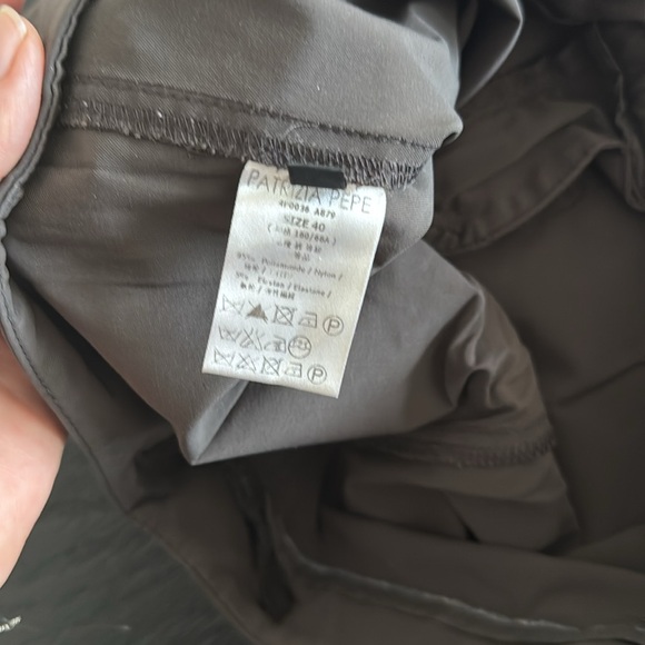 PATRIZIA PEPE SERA SKINNY PANTS WITH ZIPPERS SZ 40 (US 4) - Picture 6 of 6